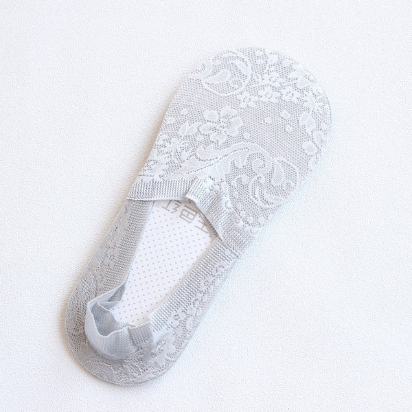 Spring and Summer New Deep Mouth Ice Silk Stealth Boat Socks Women's Ultra-thin Model