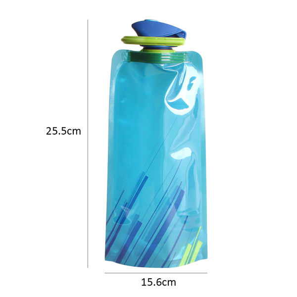 3pcs Outdoor 700ml Folding Water Bottle